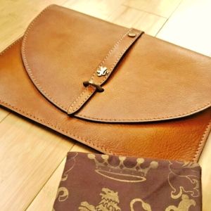 NWT Pratesi Firenze Italian Leather Clutch